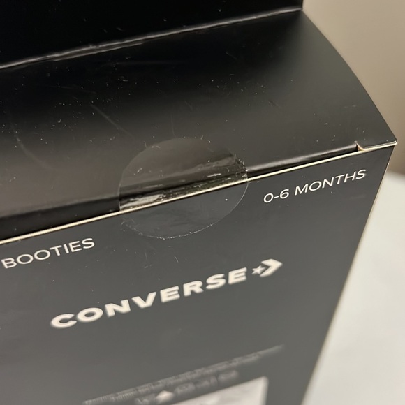 NIB - Converse Infant Booties, Gray and Pink (Size 0-6 Months) - Picture 5 of 7